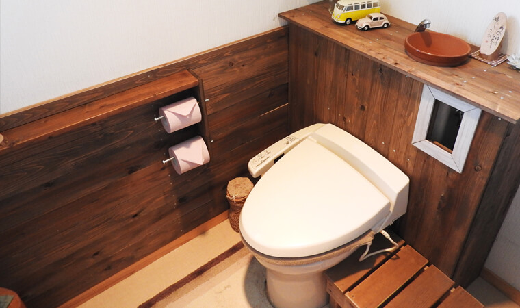 【DIY空室対策：トイレ編】「なんちゃってタンクレス」でトイレをおしゃれに